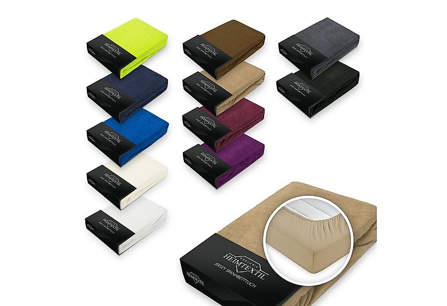 EXKLUSIV HEIMTEXTIL Spannbettlaken Frottee Spannbettlaken Premium Marke, Fr günstig online kaufen