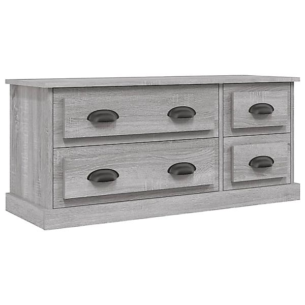 Vidaxl Tv-schrank Grau Sonoma 100x35,5x45 Cm Holzwerkstoff günstig online kaufen