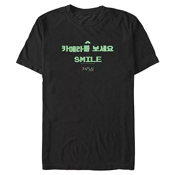 Netflix - Squid Game - Text Smiling Games - Männer T-Shirt günstig online kaufen