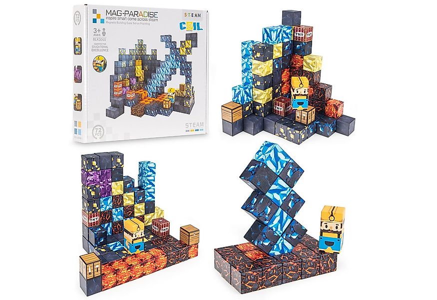 COIL Magnetische Bauklötze, Kinderspielzeug, Konstruktionsspielzeugsets, Ma günstig online kaufen