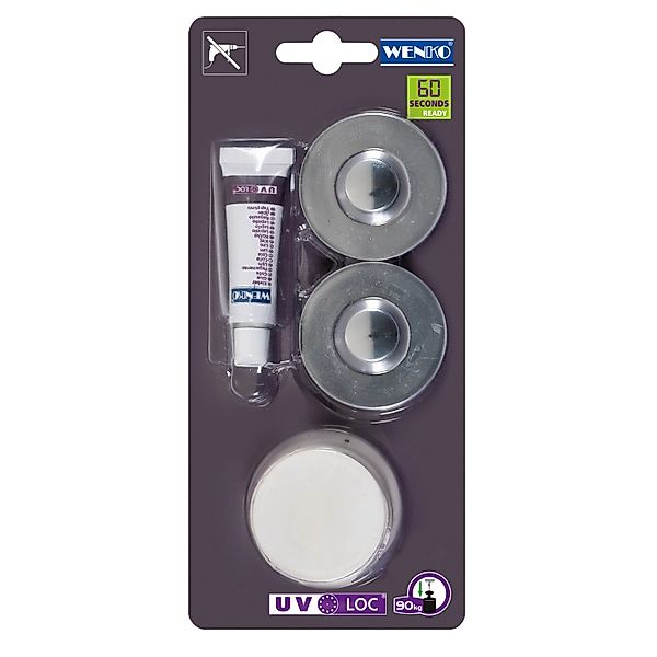 WENKO Bad-Befestigungsset UV-Loc®, (Set), 5-tlg., passend günstig online kaufen