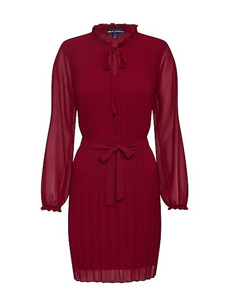 Mela London Sommerkleid LONG SLEEVE PLEATED BELTED DRESS (1-tlg) Falten günstig online kaufen