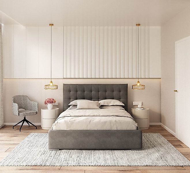 thematys Polsterbett Bett Stauraumbett aus Velours 120x200 140x200 160x200 günstig online kaufen