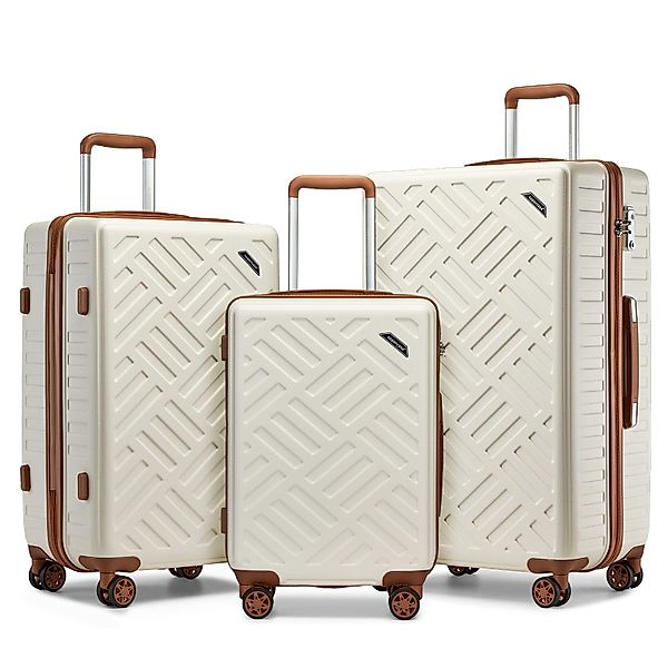 Supercase Trolley Leichter Hartschalenkoffer mit 4 günstig online kaufen