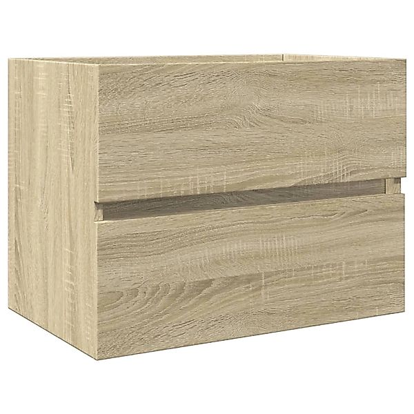vidaXL Waschbeckenunterschrank Sonoma-Eiche 60x38,5x45cm Holzwerkstoff günstig online kaufen
