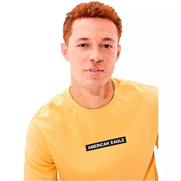 American Eagle Super Soft Gradient Graphic Kurzärmeliges T-shirt XS Yellow günstig online kaufen