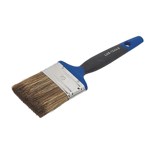 LUX-TOOLS Flachpinsel Soft Grip Lasur 70 mm günstig online kaufen