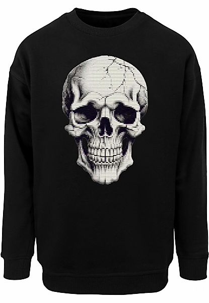 Merchcode Rundhalspullover "Merchcode Halloween - Skull Crewneck" günstig online kaufen