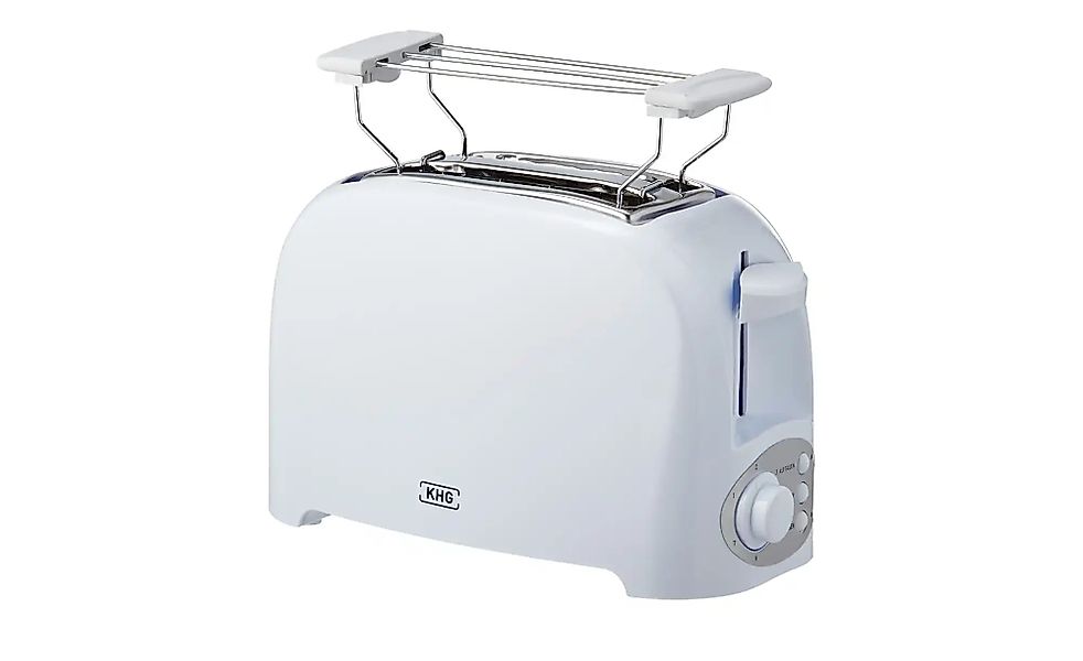 KHG Toaster  TO-755(W) ¦ weiß ¦ Kunststoff ¦ Maße (cm): B: 27 H: 17,5 T: 14 günstig online kaufen