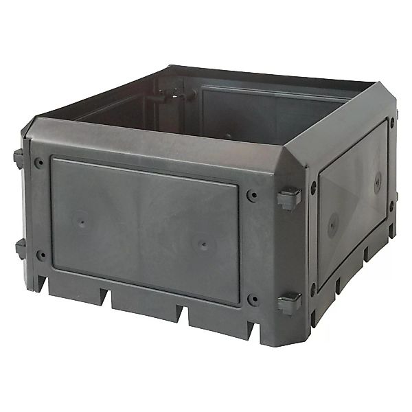 KHW Komposter Bio-Quick Aufbauset Anthrazit 230 l ohne Deckel günstig online kaufen