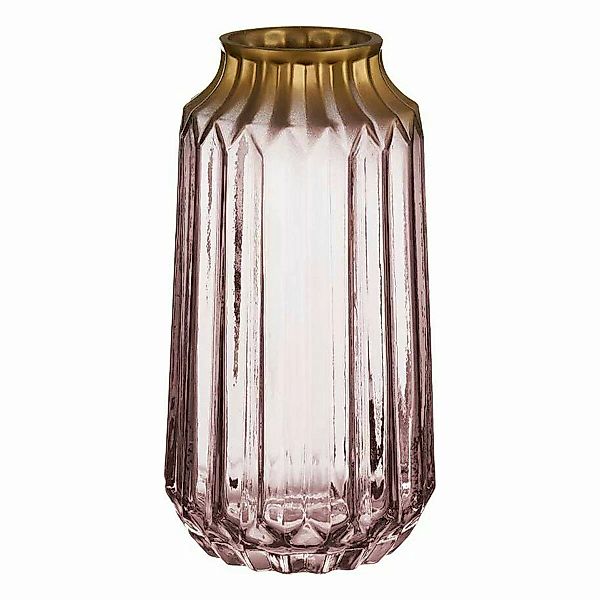 Vase Golden Rosa Glas (13 X 23,5 X 13 Cm) günstig online kaufen