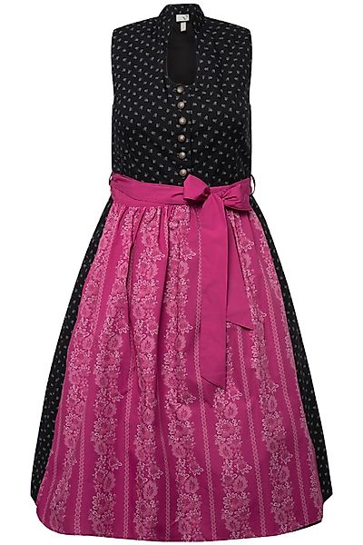 Ulla Popken Dirndl Dirndl Schmuckknöpfe Stehkragen günstig online kaufen