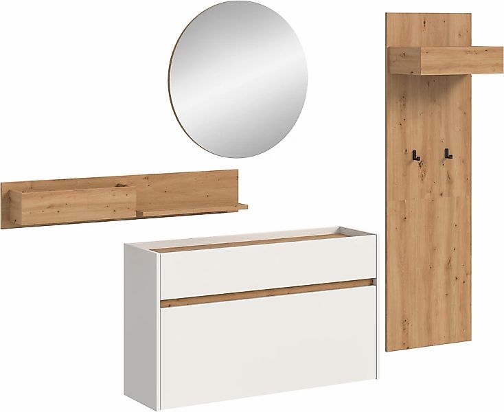 INOSIGN Garderoben-Set "EVRID, 4-teilig, Breite 205 cm, individuell hängbar günstig online kaufen