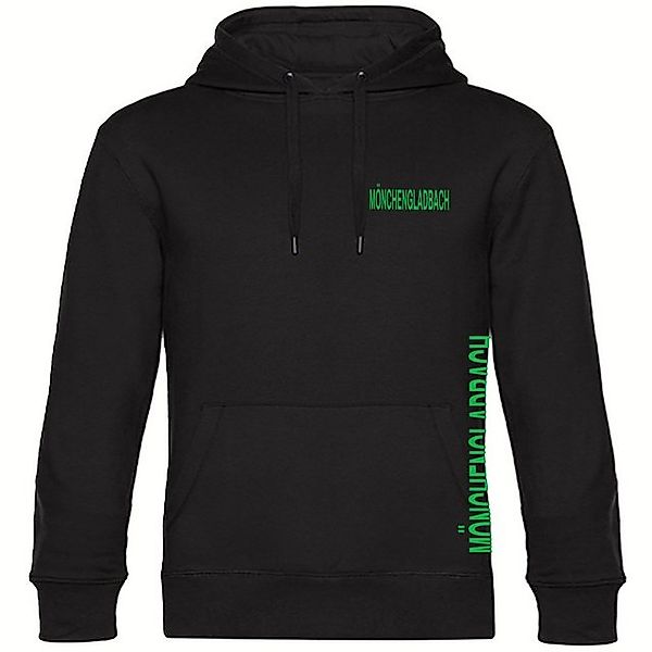 multifanshop Kapuzensweatshirt Mönchengladbach - Brust & Seite - Hoodie günstig online kaufen