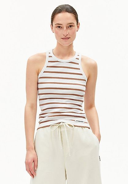 Armedangels Shirttop KANITAA STRIPES TOP Ripp-Top aus Bio-Baumwoll Mix (1-t günstig online kaufen