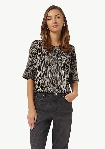 comma casual identity 3/4-Arm-Shirt Bluse mit günstig online kaufen