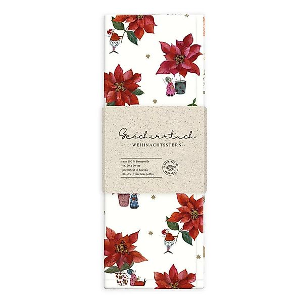 Grätz Verlag Geschirrtuch Geschirrtuch mit Motiv, 100% Baumwolle, (1 Tuch, günstig online kaufen