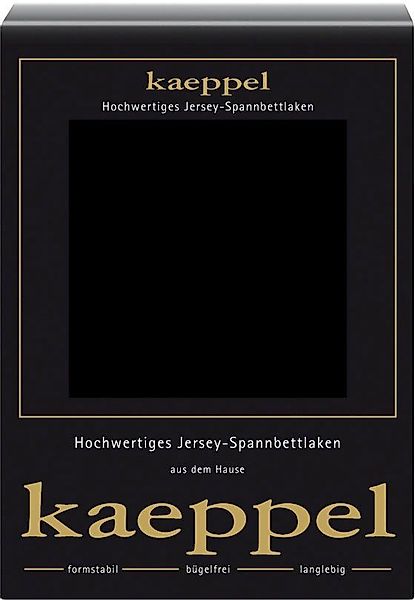 Kaeppel Spannbettlaken Single Jersey Mako Elasthan, günstig online kaufen