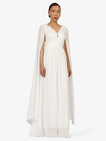Kraimod Abendkleid mit Spitze und Chiffon-Cape günstig online kaufen