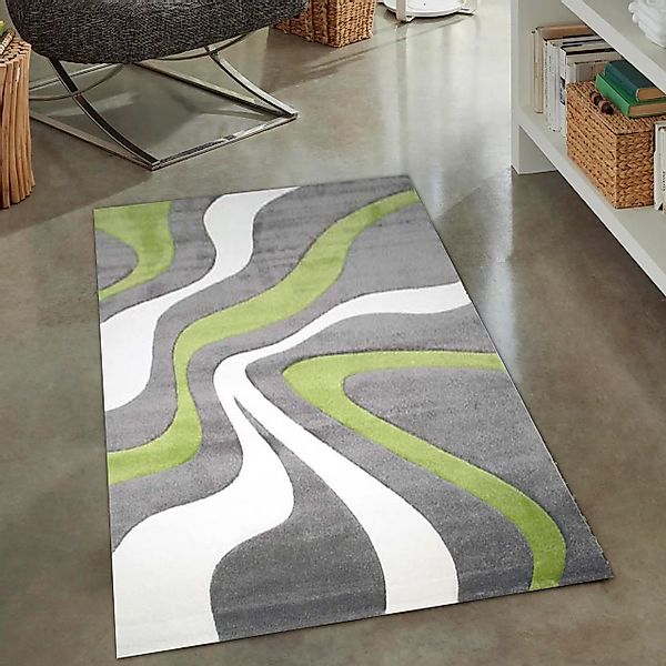 Carpetia Teppich Teppich mit Wellendesign, pflegeleicht, günstig online kaufen