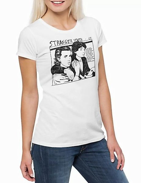 Urban Backwoods Print-Shirt Stranger Youth Damen T-Shirt Cover Album Platte günstig online kaufen