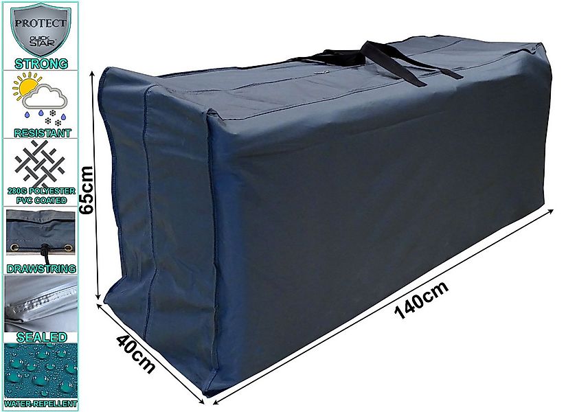 Quick Star Gartenmöbel-Schutzhülle Kissentasche Schutzhülle für Rollliegen/ günstig online kaufen