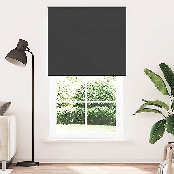 Verdunklungsrollo, vidaXL, Verdunkelungsrollo Schwarz 140x230 cm günstig online kaufen