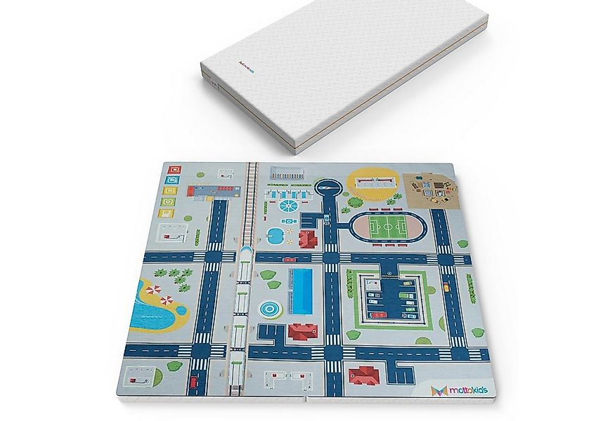 gowoll Spielmatte Baby Krabbelmatte Kinder Faltbar 6 cm Dicke, 140x130 Mott günstig online kaufen