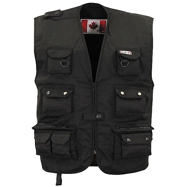 FoxOutdoor Anglerweste Outdoor Weste, schwarz, schwere günstig online kaufen