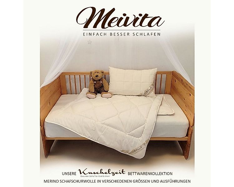 Meivita Naturhaarbettdecke Merino Schafschurwolle Winterdecke Winterbett, F günstig online kaufen