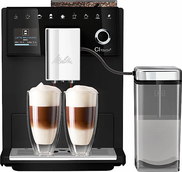 Melitta Kaffeevollautomat "CI Touch F630-111" silber, 10 Kaffeerezepte, 2-K günstig online kaufen