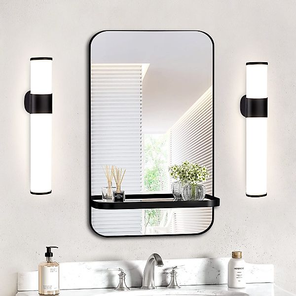 Nettlife LED Spiegelleuchte Badezimmer Klemmbar 35CM günstig online kaufen