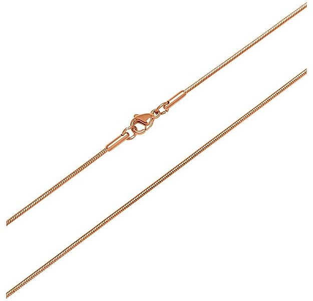 Unique Edelstahlkette Hochwertige Unique Schlangenkette aus Edelstahl rosé günstig online kaufen