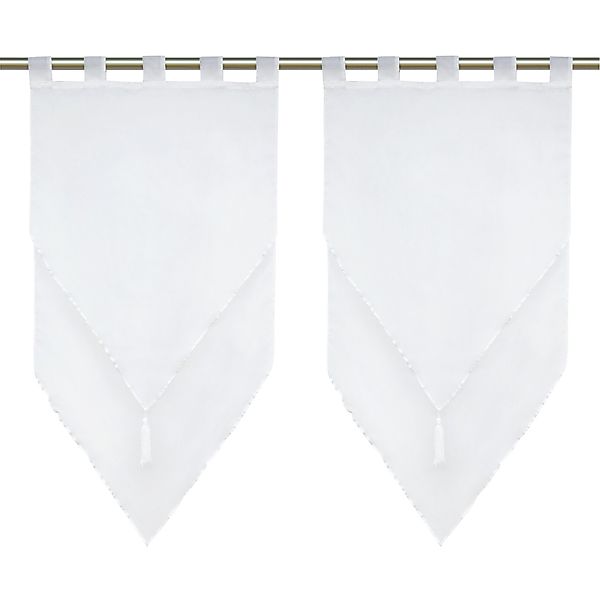 Delien Scheibengardine Lydia (2 St), Schlaufen, günstig online kaufen