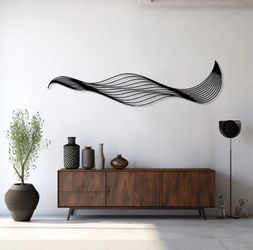 Jumpeak Wanddekoobjekt Lineare Wanddekorationen aus Metall, günstig online kaufen