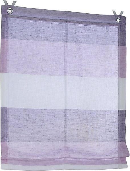 Kutti Raffrollo Marit, mit Hakenaufhängung, ohne Bohren, halbtransparent, P günstig online kaufen