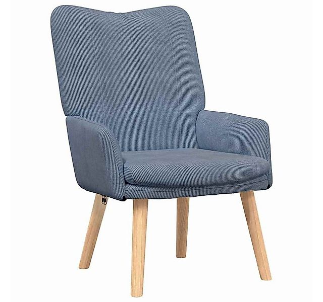 vidaXL Sessel Sessel Blau 63 x 67 x 94 cm Stoff (1-St) günstig online kaufen