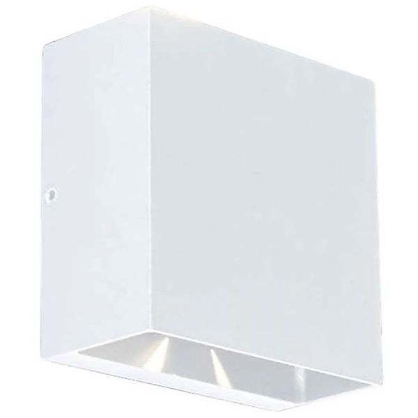 LED Wandleuchte Gemini Beams in Weiß-matt 2x 5W 400lm IP54 günstig online kaufen
