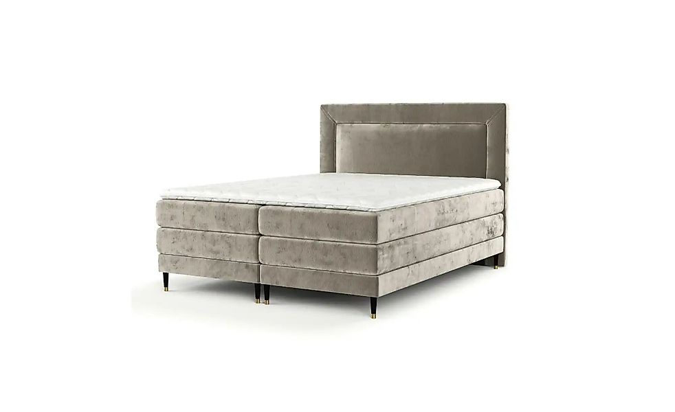 Boxspringbett   ¦ beige ¦ Maße (cm): B: 142 H: 123 Betten > Komfortbetten - günstig online kaufen