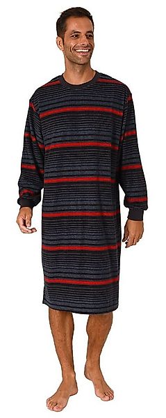 Normann Pyjama Edel aussehendes Herren Frottee Nachthemd langarm mit Bündch günstig online kaufen