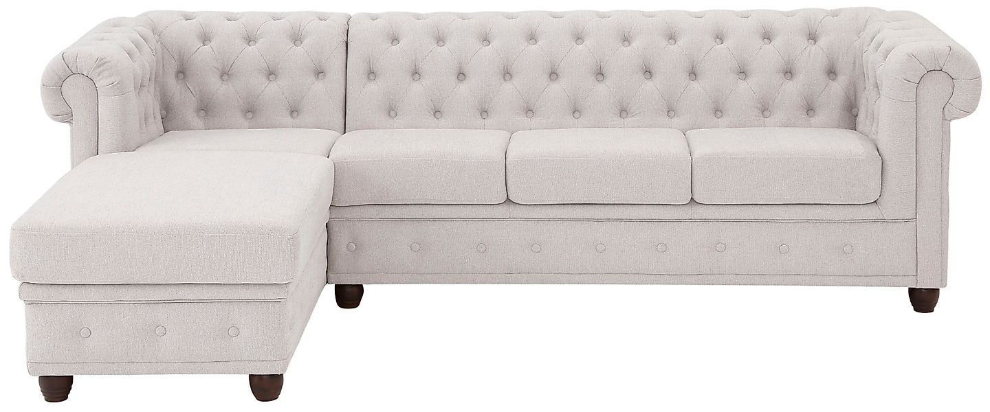 Home affaire Chesterfield-Sofa New Castle L-Form, günstig online kaufen