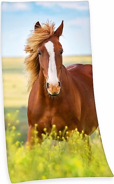 Herding Young Collection Badetuch Pferd, Frotteevelours (1-St), 75x150 cm, günstig online kaufen