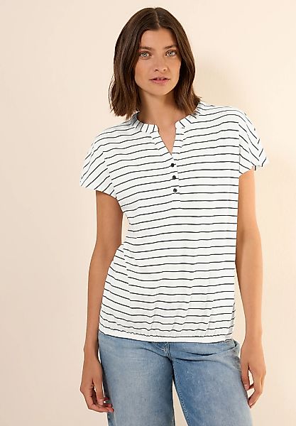 Cecil T-Shirt, mit Elastiksaum günstig online kaufen