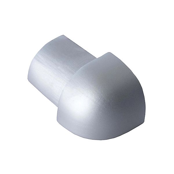 Dalsys Außeneck Fliesenschiene Viertelkreis 10mm Aluminium Silber Matt günstig online kaufen