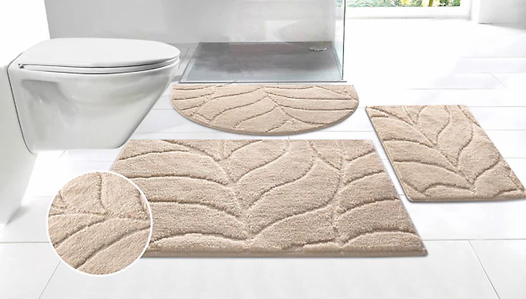 my home Badematte »Epense, Badvorleger, Badezimmer Teppich, Duschvorleger«, günstig online kaufen