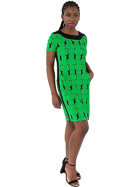 Estefania for woman Sommerkleid 191-5210, mit abstraktem Karomuster günstig online kaufen