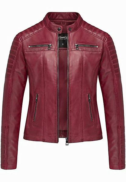 REPUBLIX Lederjacke REESE Echtleder Damen Biker Zipper Jacke günstig online kaufen