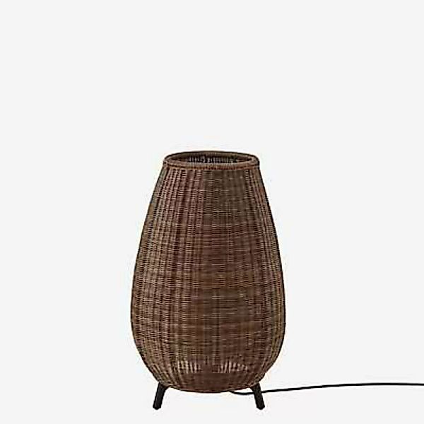 Bover LED-Terrassenleuchte Amphora, 77 cm, grafitbraun/braun günstig online kaufen