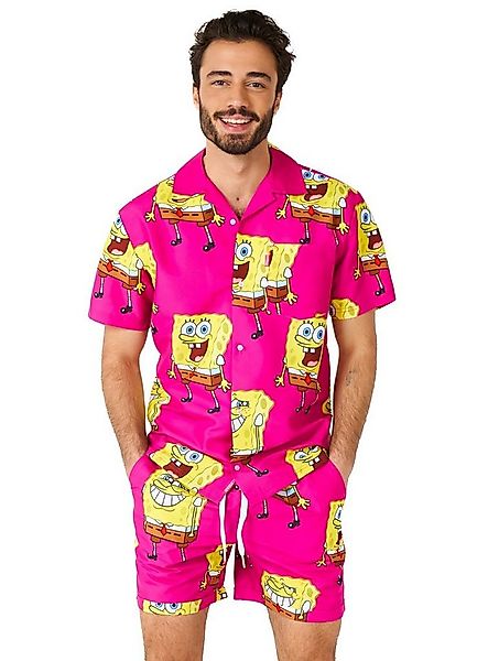 Opposuits Partyanzug Sommer Kombi Spongebob Pink - Strand Kostüm, Da gerät günstig online kaufen