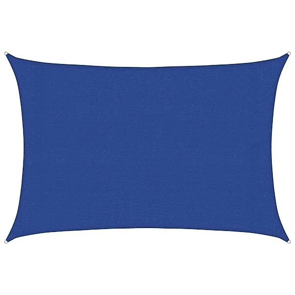 vidaXL Sonnensegel 160 g/m² Rechteckig Blau 3x5 m HDPE 311514 günstig online kaufen